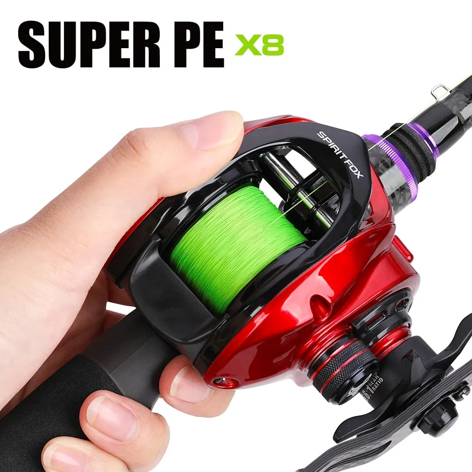 300M 150M 100M 8 Weaves PE Fishing Line H8 Ultra-long Casting 8 Strand Braided Smooth Multifilament Line 14-50LB