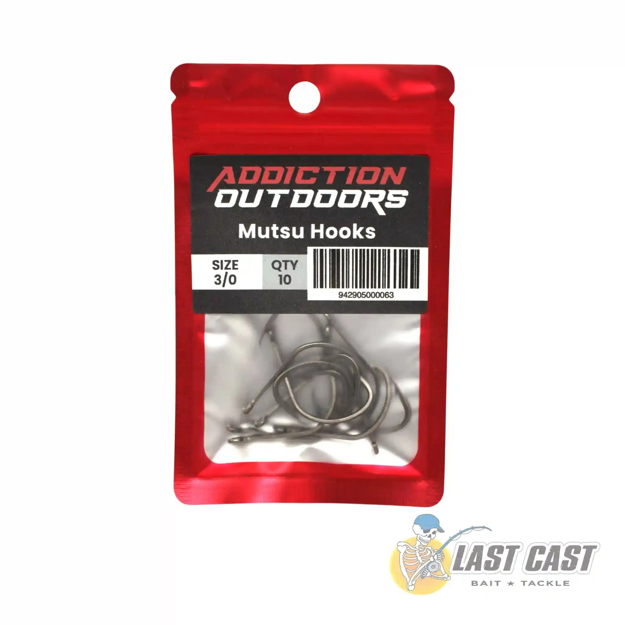ADDICTION OUTDOORS - MUTSU HOOKS BLACK 10pck