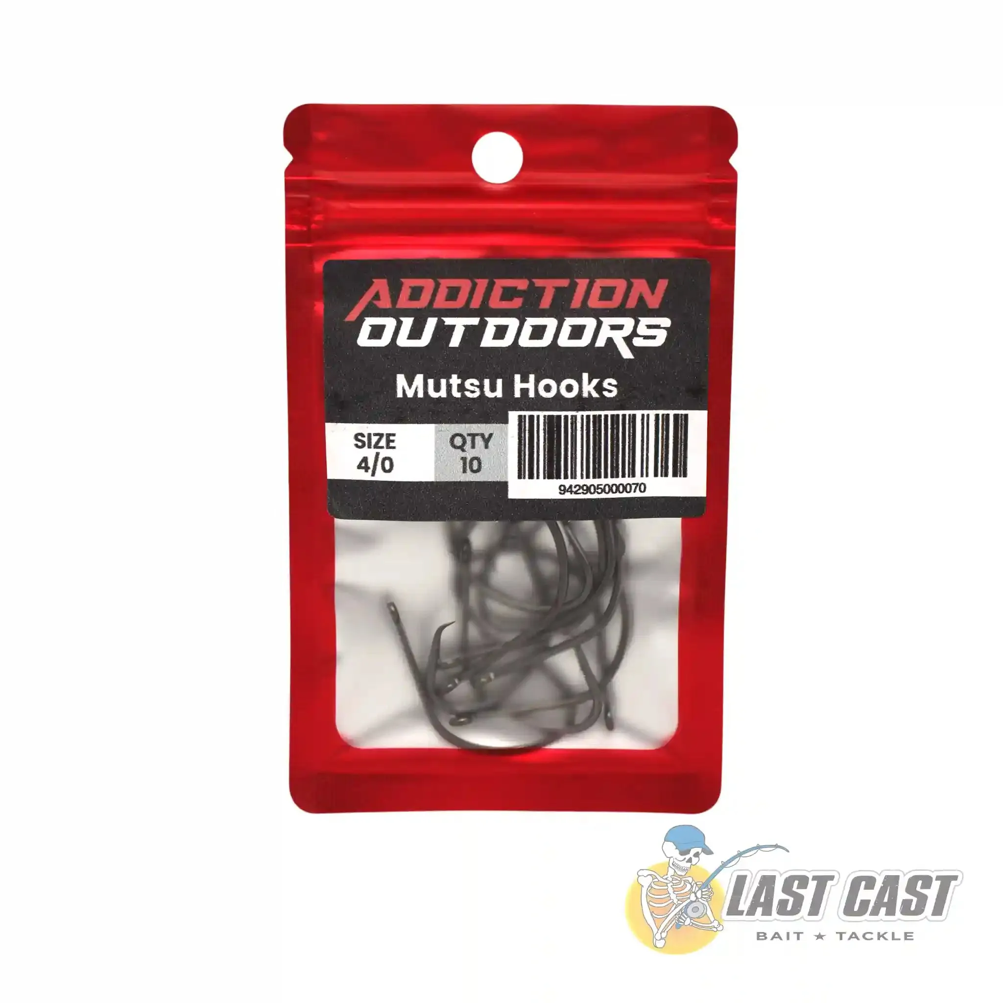 ADDICTION OUTDOORS - MUTSU HOOKS BLACK 10pck