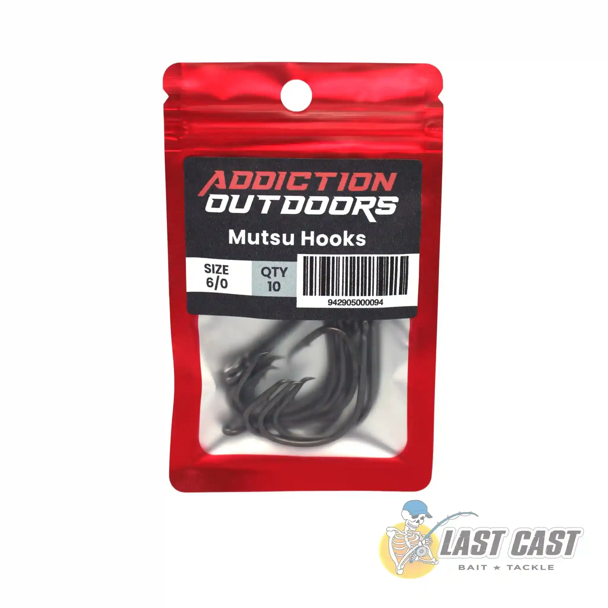 ADDICTION OUTDOORS - MUTSU HOOKS BLACK 10pck