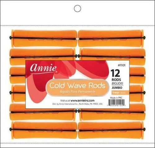 Annie Cold Wave Rods #1101 Jumbo Orange 12CT (1101)