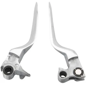 Blade Levers - Polished - 1996 - 2003 Harley Davidson Sportsters and 1996 - 2017 Dyna / Softail / Touring Models