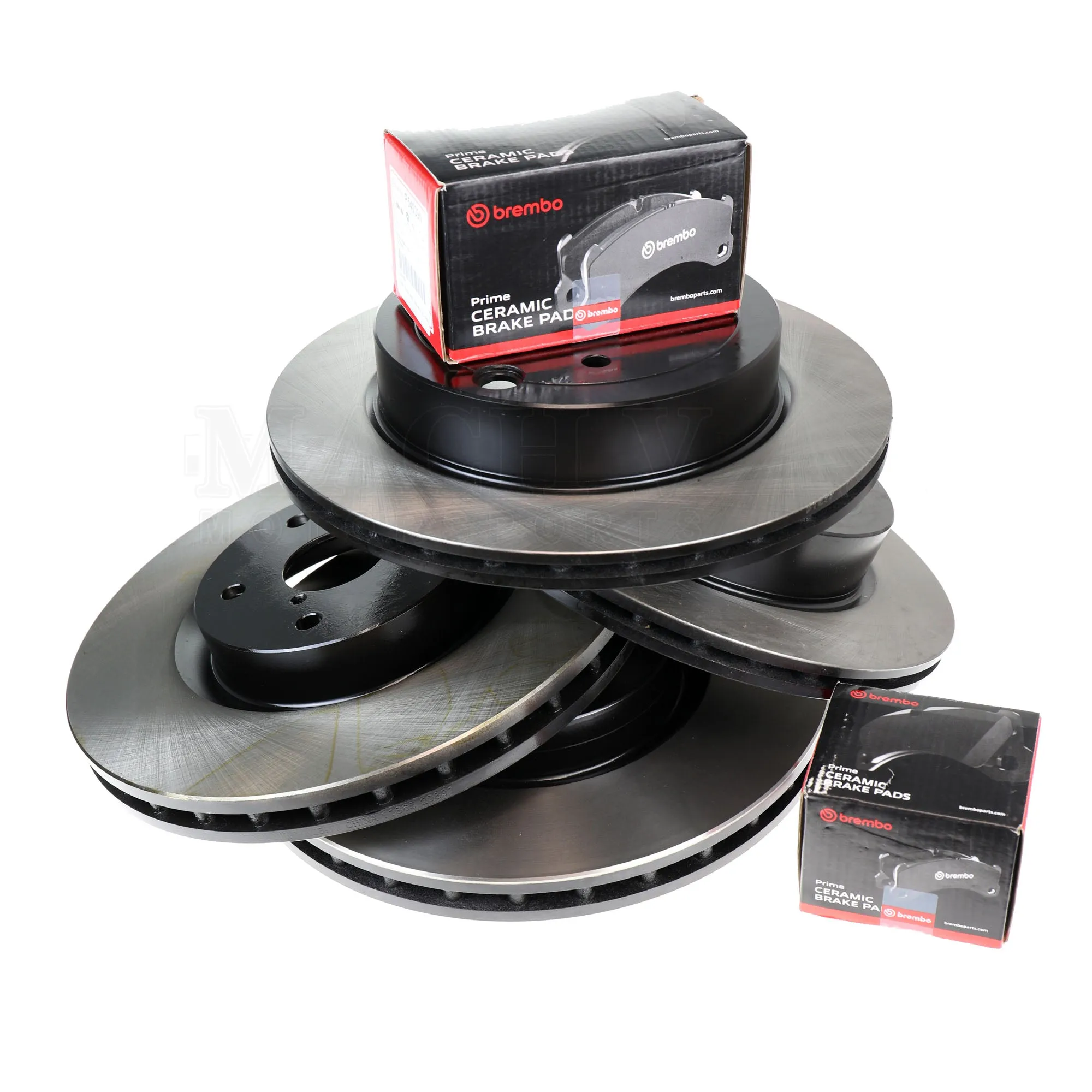 Brake Pad/Premium Rotor Kit 2008-2014 STI Front/Rear Complete