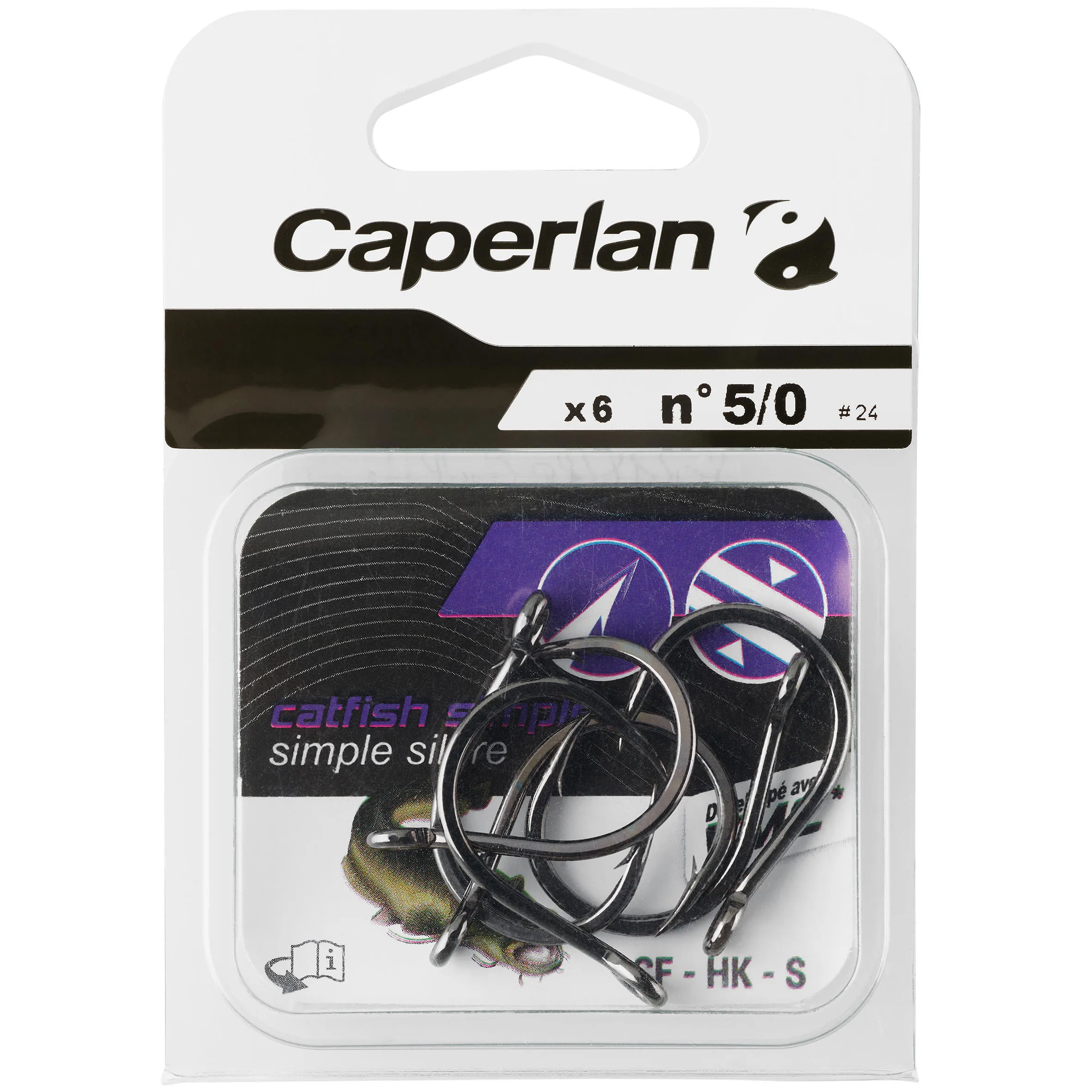 Catfish hook easy CF HK S 5/0 CAPERLAN