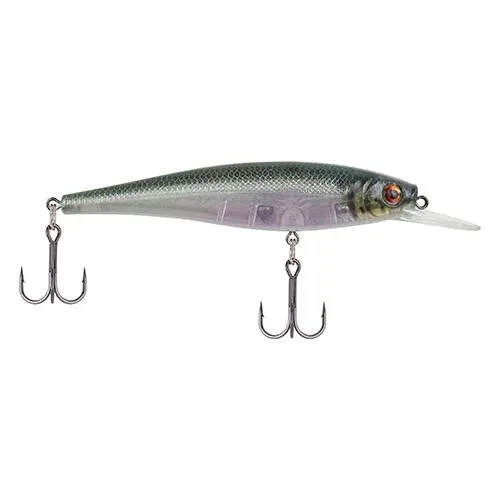 Cutter 90  Hard Bait - 3 1-2" Length, 4'-6' Swimming Depth, 2 Hooks, Ghost Vapor, Per 1