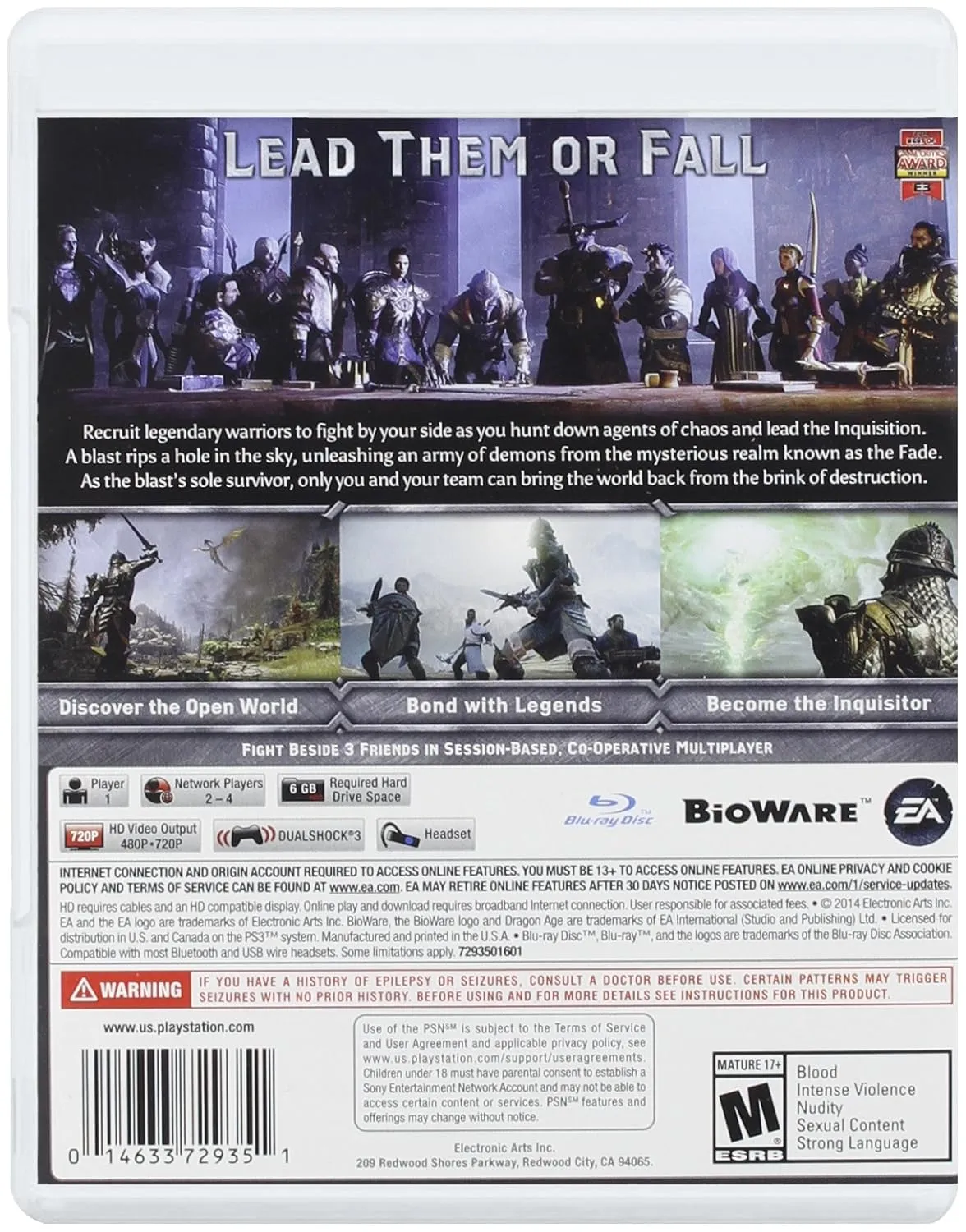 Dragon Age Inquisition - Standard Edition - PlayStation 3