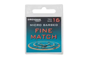 Drennan Fine Match Micro Barbed Hooks