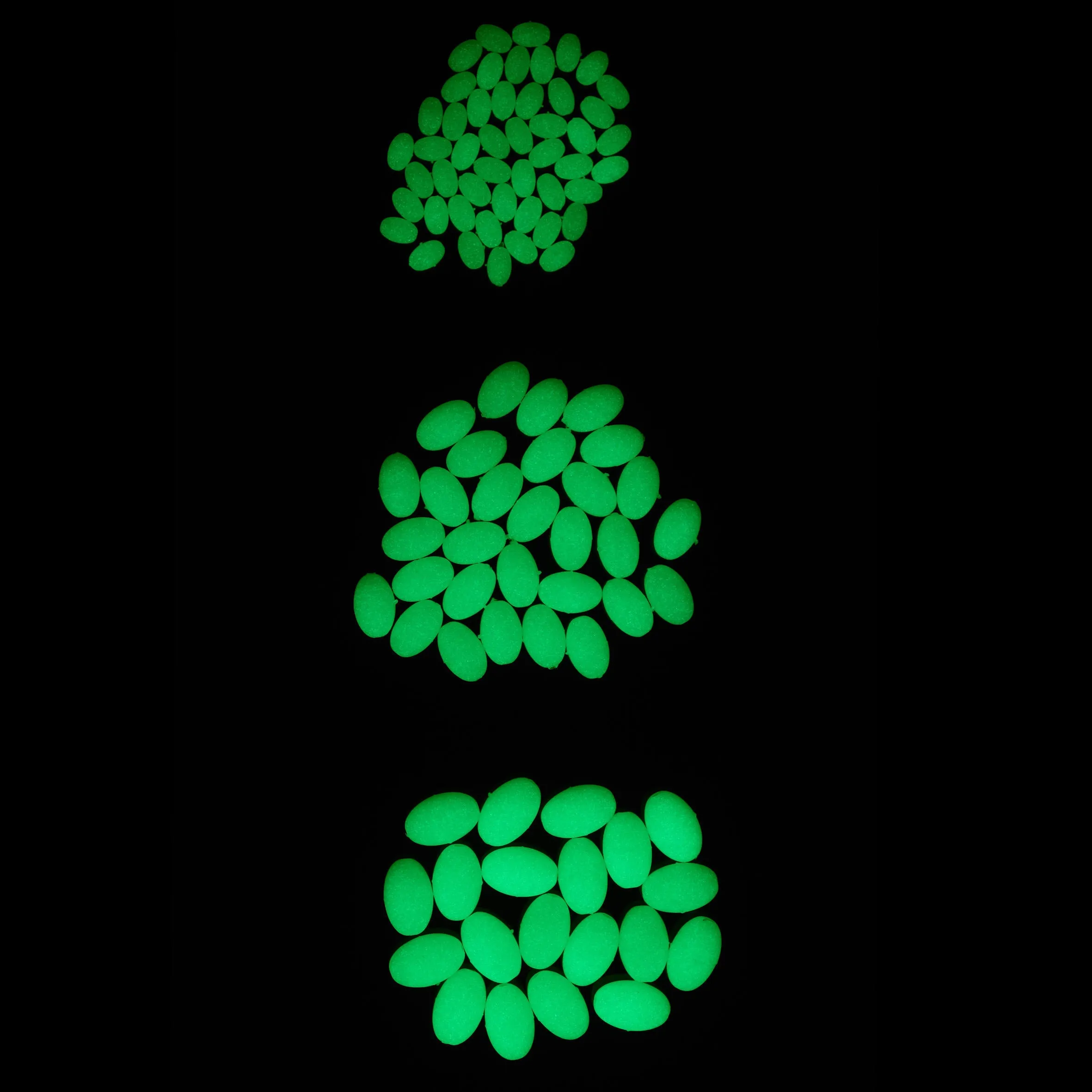 Fishing beads 100 pieces phosphorescent CAPERLAN
