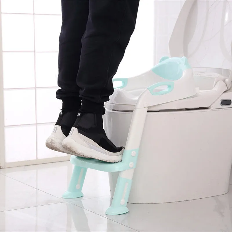 Folding toilet cow toilet