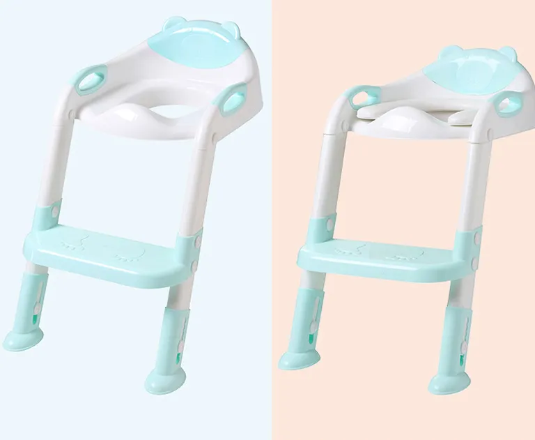 Folding toilet cow toilet