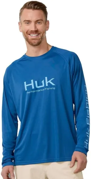 HUK Men's Pursuit Vented Long Sleeve, 30 UPF Fishing Shirt