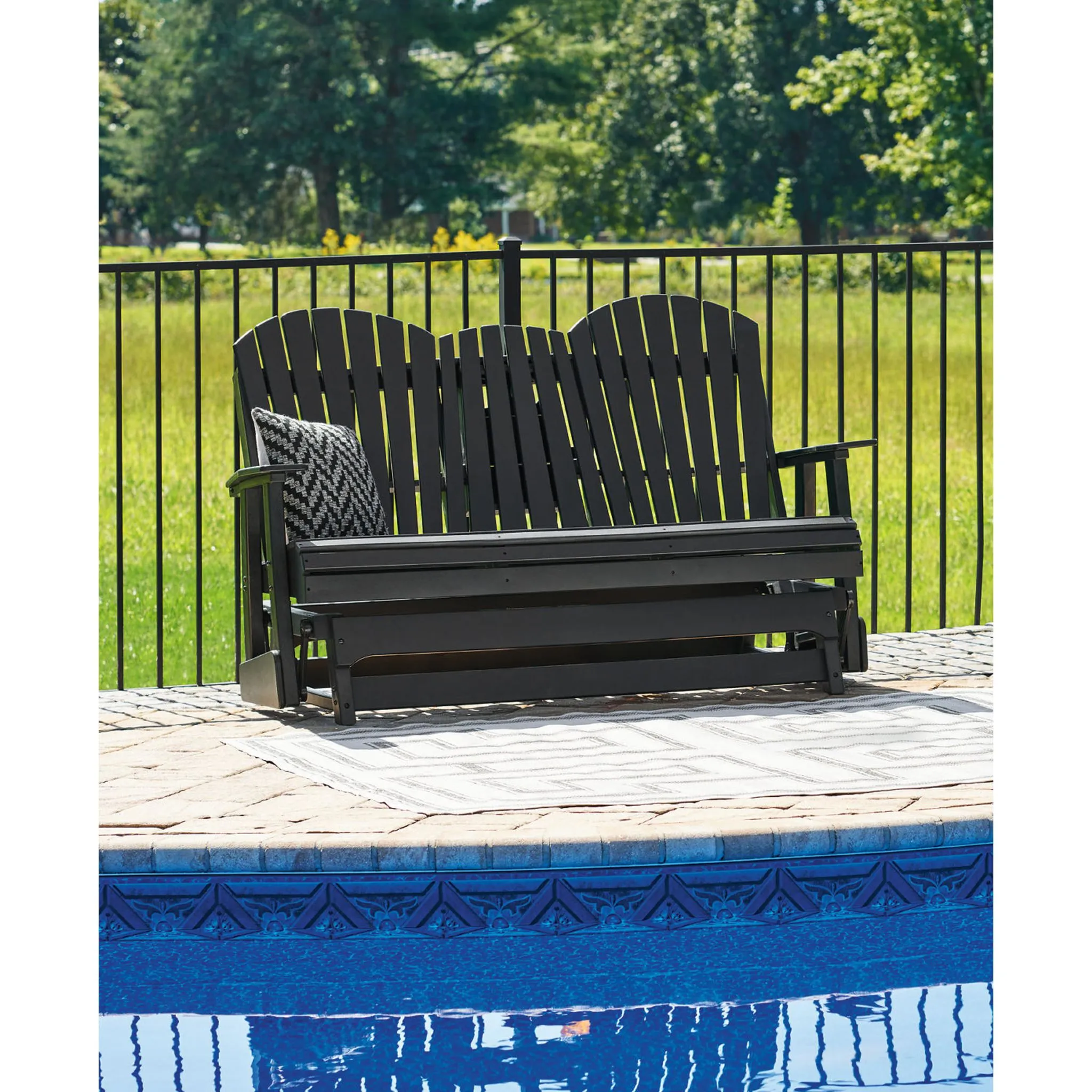 Hyland Wave Outdoor Loveseat Glider