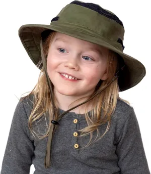 JAN & JUL Junior Jasper Hat for Kids, 50  UPF Cotton, Size Adjustable