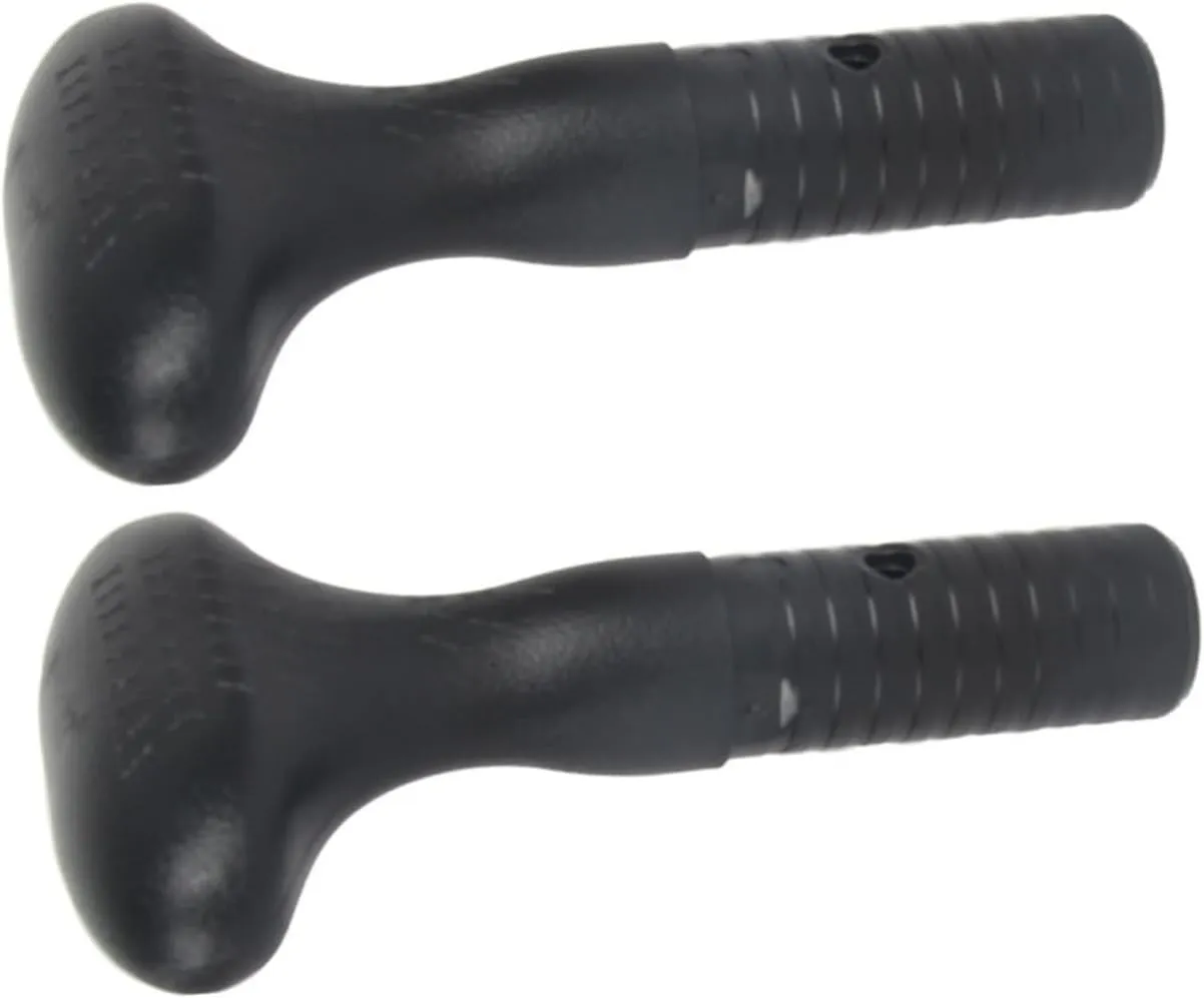 Kayak Paddle Grip Head Supplies 2 Pcs Replacement Handles Absorbent Plastic Grip for Sup Paddleboard Easy Install