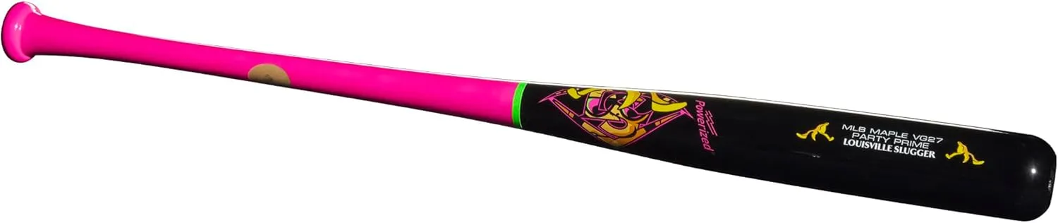 Louisville Slugger Pro Prime Savannah Bananas and Party Animals VG27 Maple Baseball Bats - 31", 32", 33", 33.5" and 34"