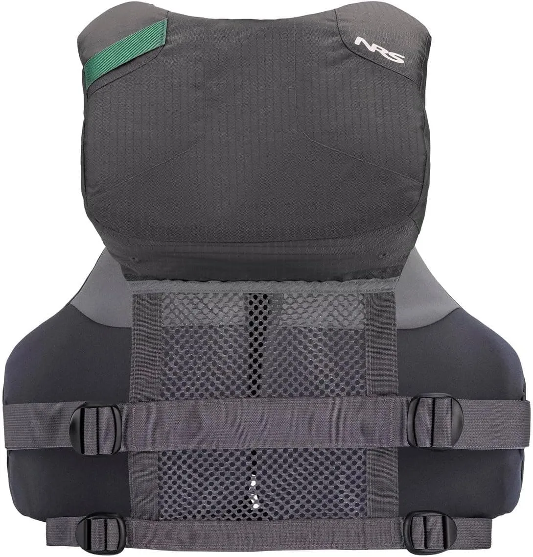 NRS Chinook Fishing Life Jacket for Fishing | Adult USCG Type III PFD | Mesh Back Front Zip Vest with Pockets for Rafting, Kayaking, Paddling