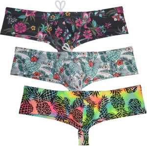 OROCOJUCO Mens Swimwear Skimpy Briefs Bikini Brazilian Cut Surf Shorts Board Cheeky Swim Trunks