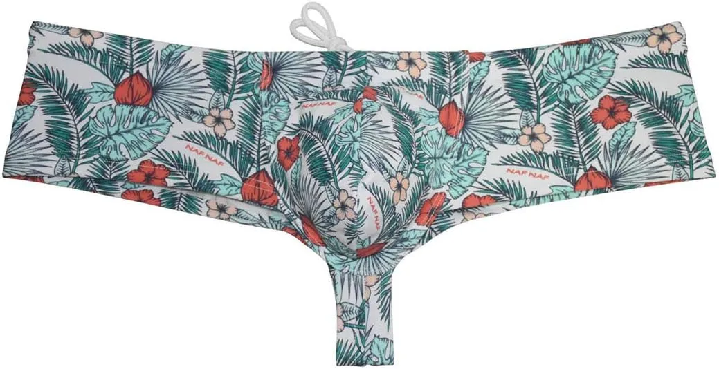 OROCOJUCO Mens Swimwear Skimpy Briefs Bikini Brazilian Cut Surf Shorts Board Cheeky Swim Trunks