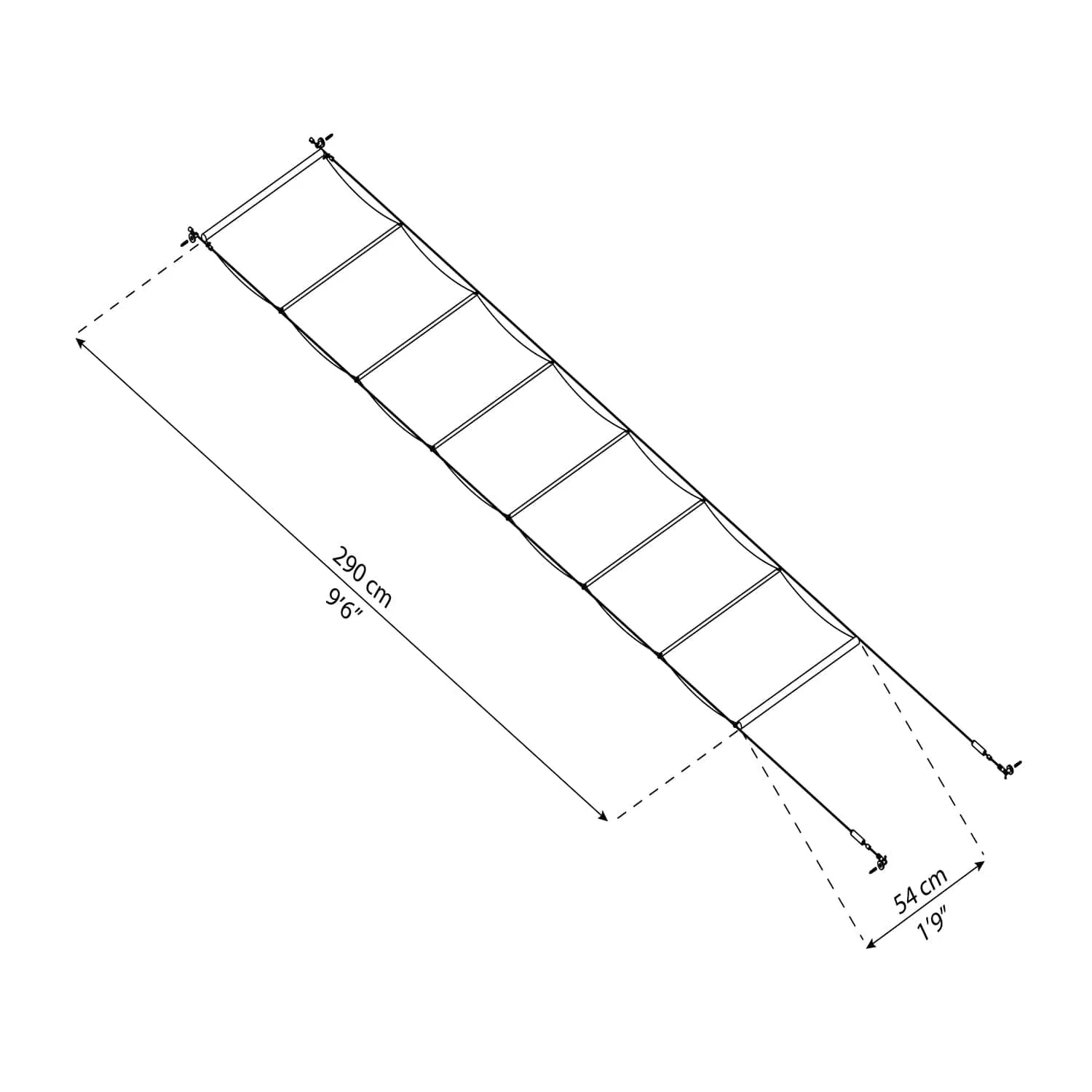 Palram - Canopia | Patio Cover Blinds 10x30 ft - White