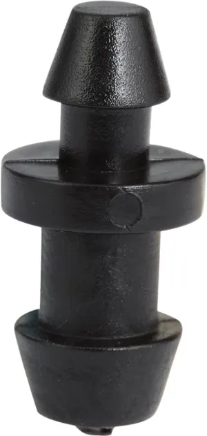 Raindrip 646050B Goof Plugs for Drip Irrigation Supply Tubing, Plug Unneeded Holes in Tubing, Plastic, 50-Pack, Black