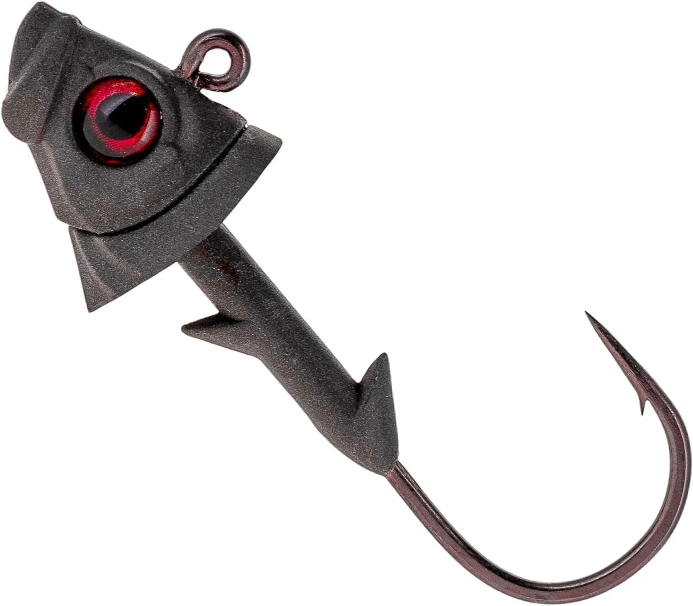 Reaction Tackle Tungsten Swimbait Jig Head/Weighted Hooks for Saltwater and Freshwater/Realistic Fish Jig Head (5 Pack)