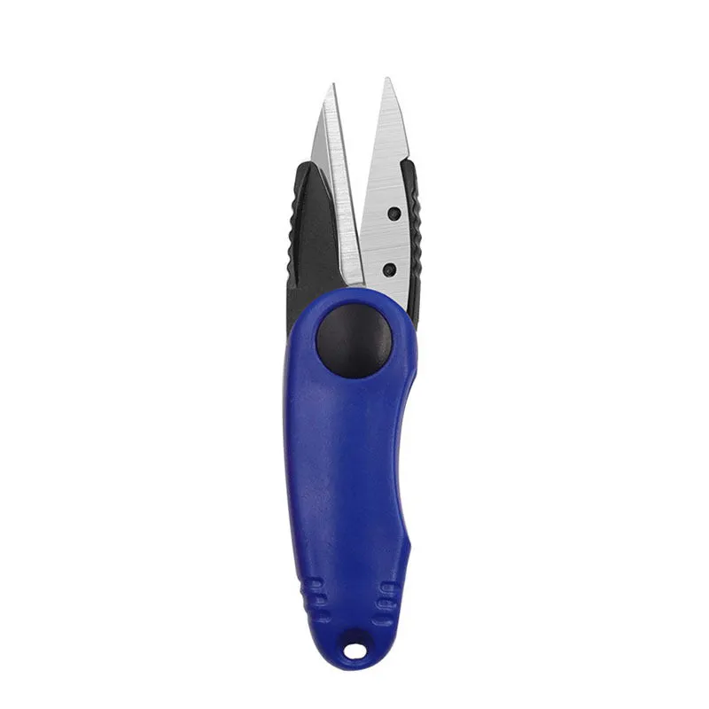 Stainless Steel Folding Fishing Scissors with Leather Sheath  Essential Gear