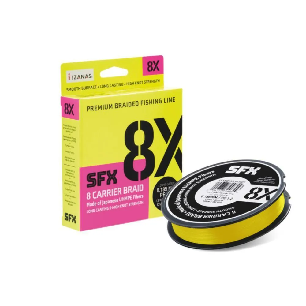 Sufix SFX 8 Carrier Braid 300yard spool