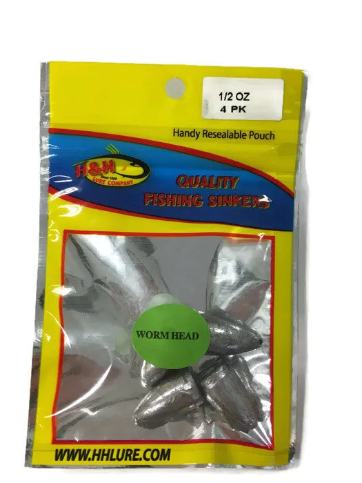 Worm Head Sinkers
