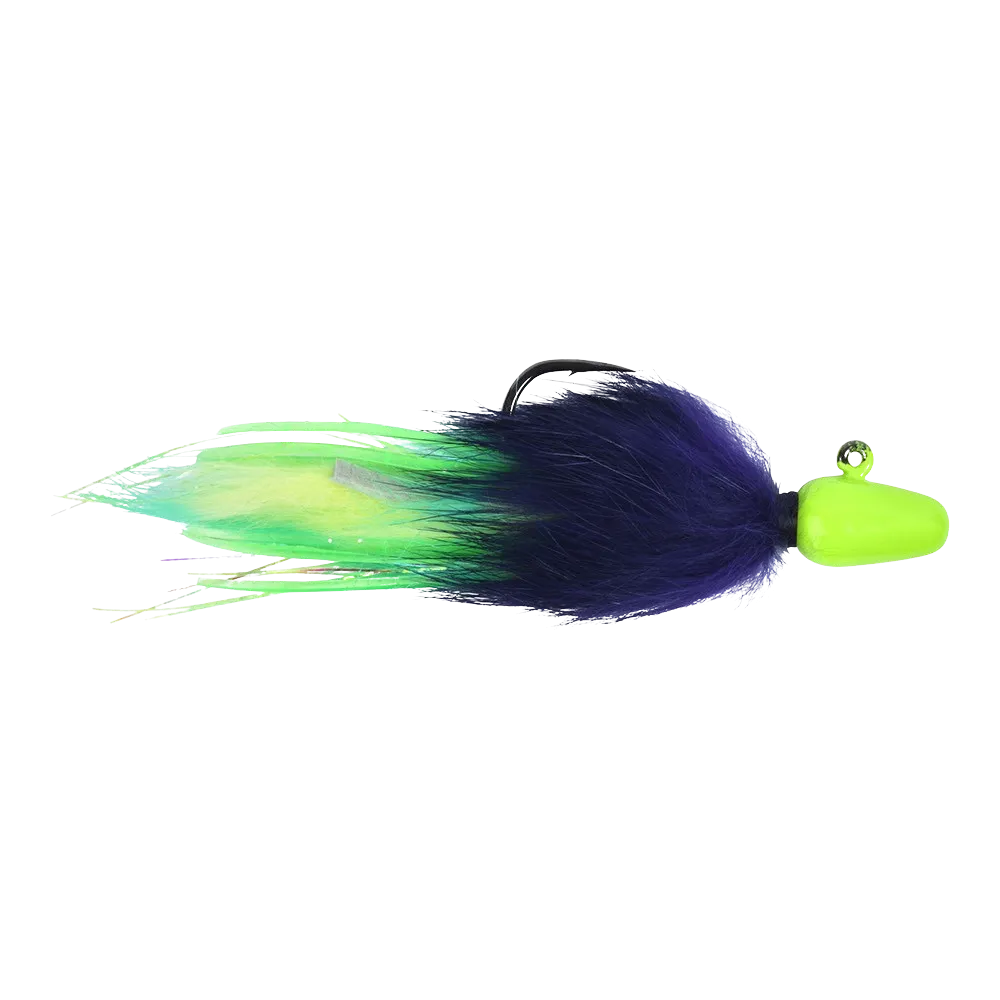 Yakima Twitching Jig - Chartreuse & Purple, Mahi