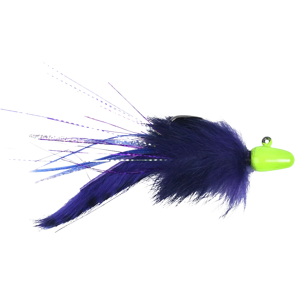 Yakima Twitching Jig - Chartreuse & Purple